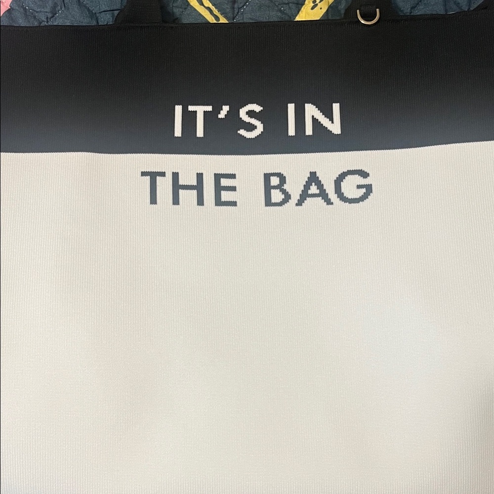 Kate Spade Black and White Tote Bag